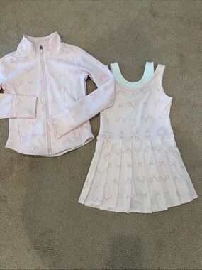 abercrombie kids Light Pink Tennis Dress & Zip Jacket Set
